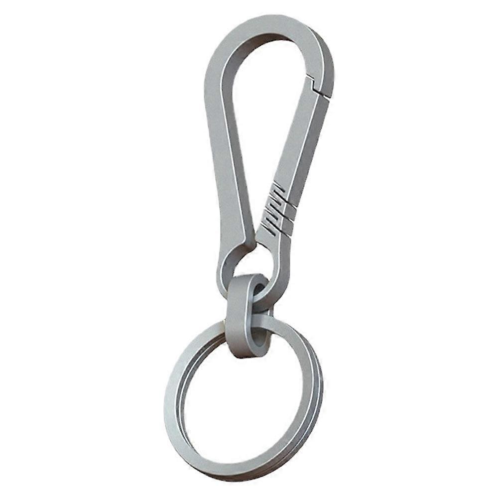 Titanium Alloy Key Buckle Bag Hanging Adorn Key Ring Waist Belt Key Buckle