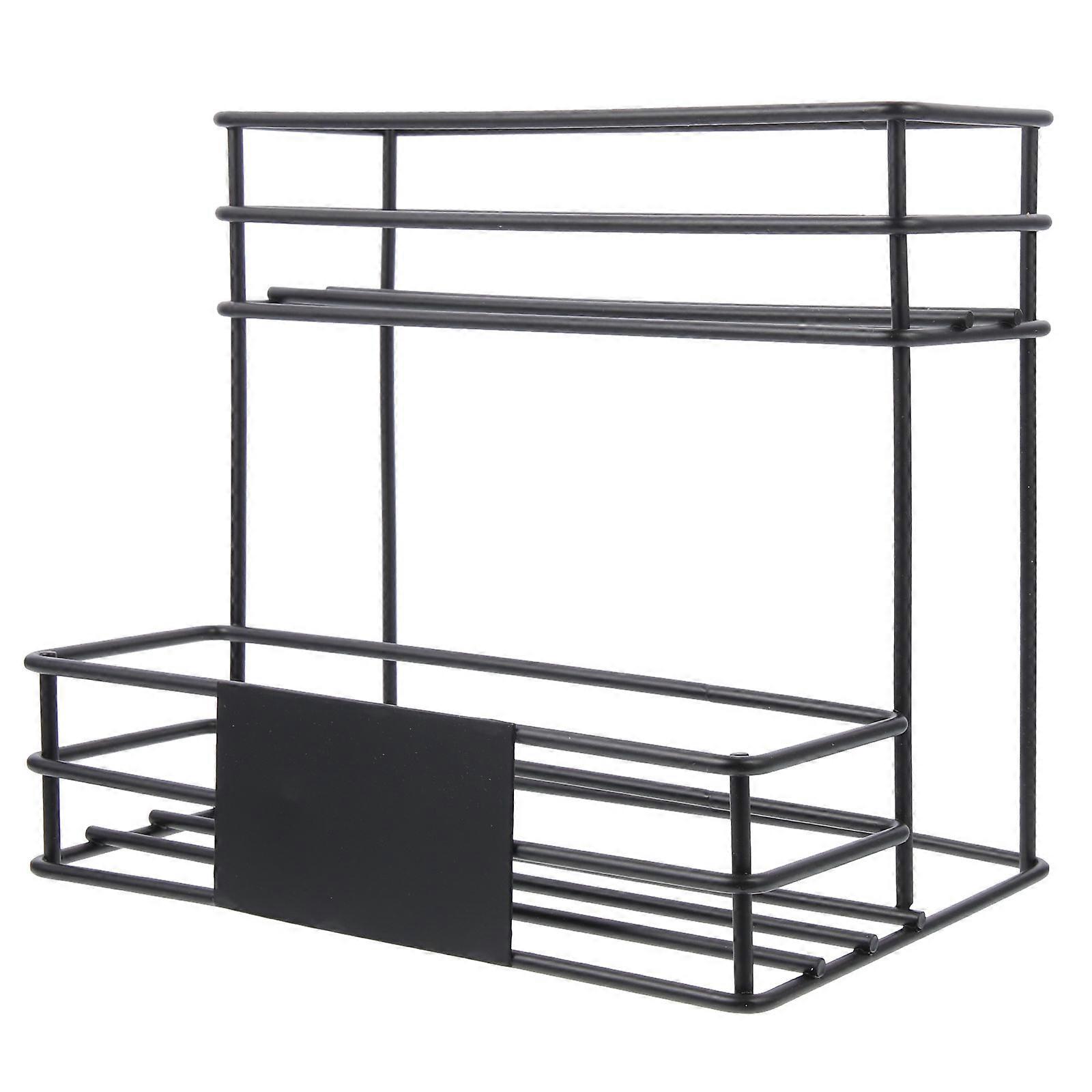 Coffee Syrup Organizer Tabletop Syrup Rack Syrup Bottle Holder Multi-layer Syrup Bottle Rack