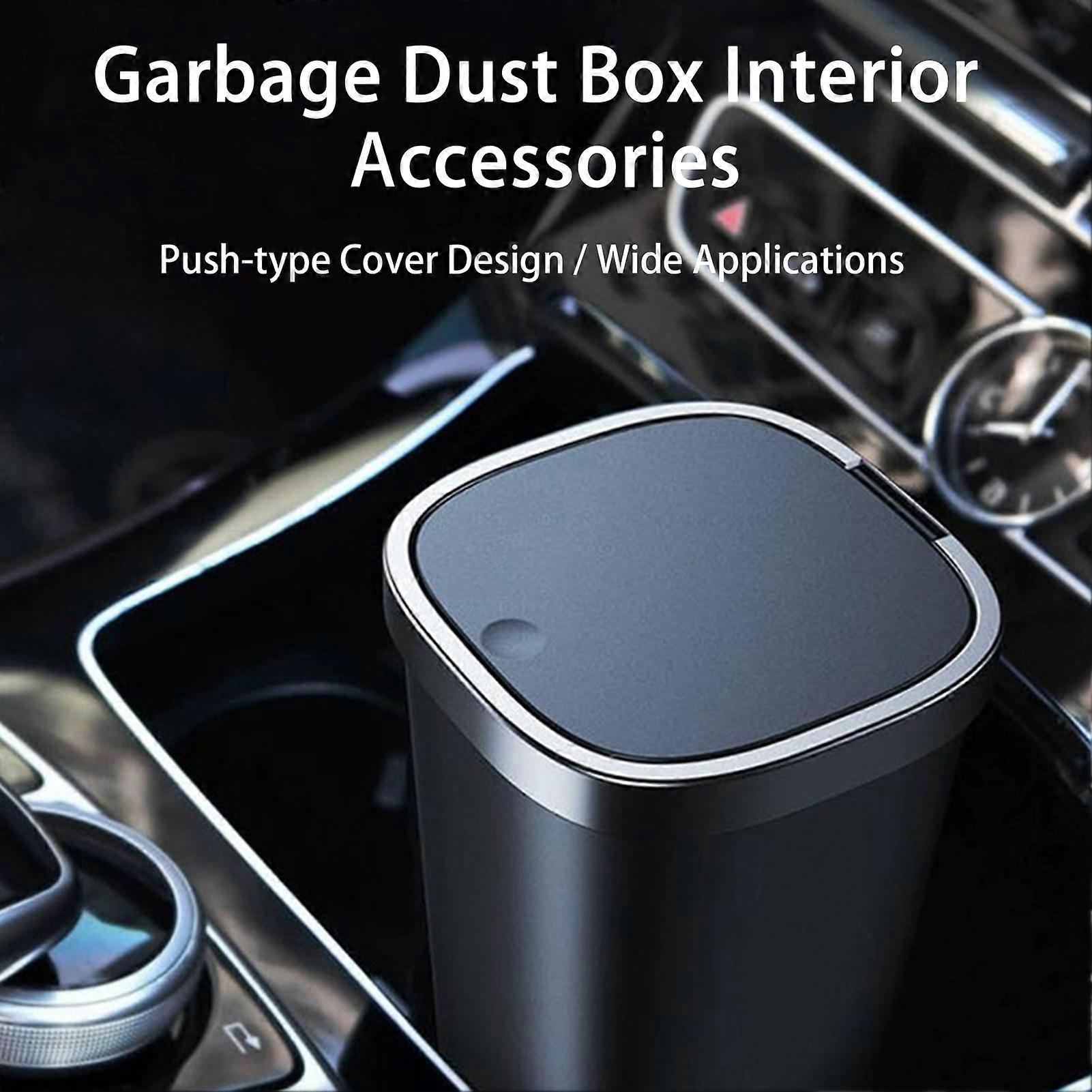 1 Set 800ml Car Storage Box Waterproof Large Capacity Car Trash Can Vehicle Garbage Dust Case Vehicle Supplies mengxi