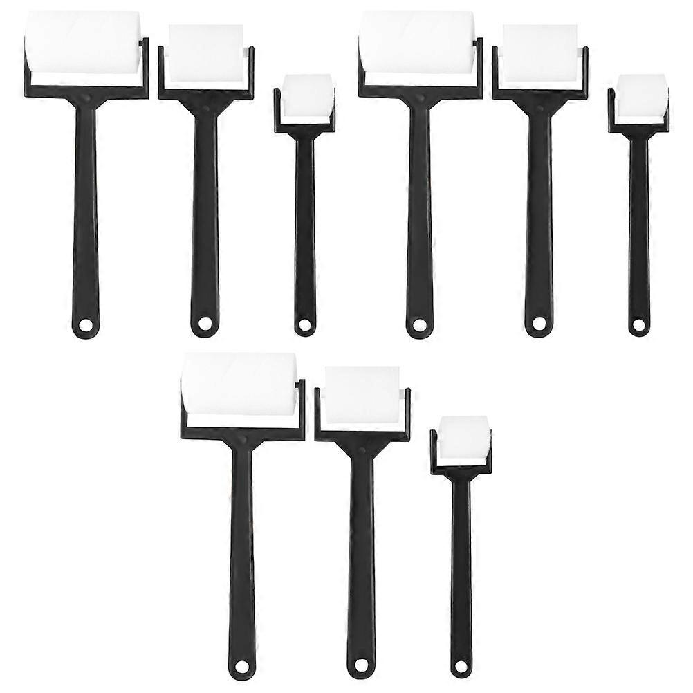 3 Sets Microfiber Sponge Sponge Drawing Tools Foam Paint Roller Childrens Paint Roller Toddlers Draw Rollers