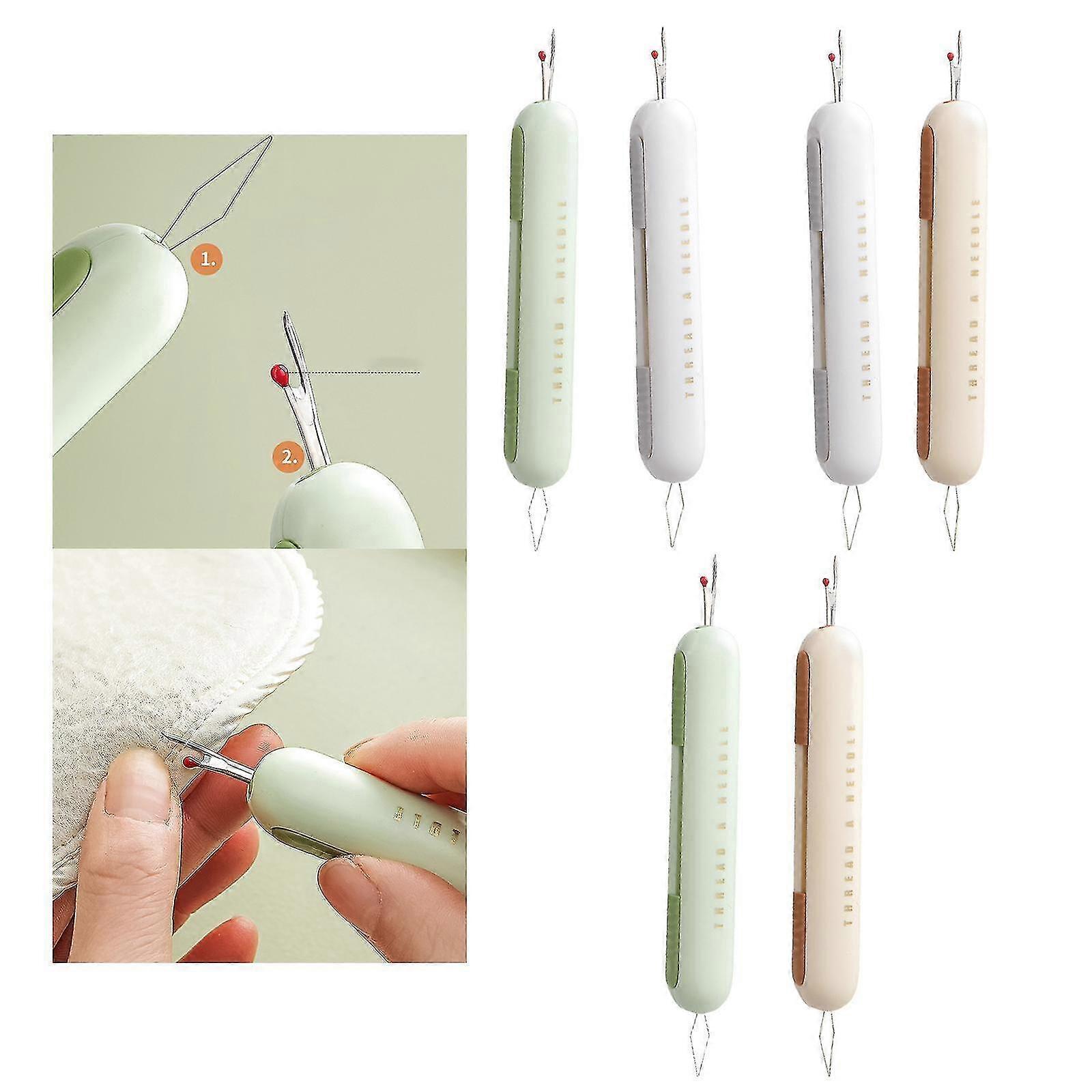 2 In 1 Needle Threader Seam Ripper, Needle Threading Seam Kit Seam Ripper Tool