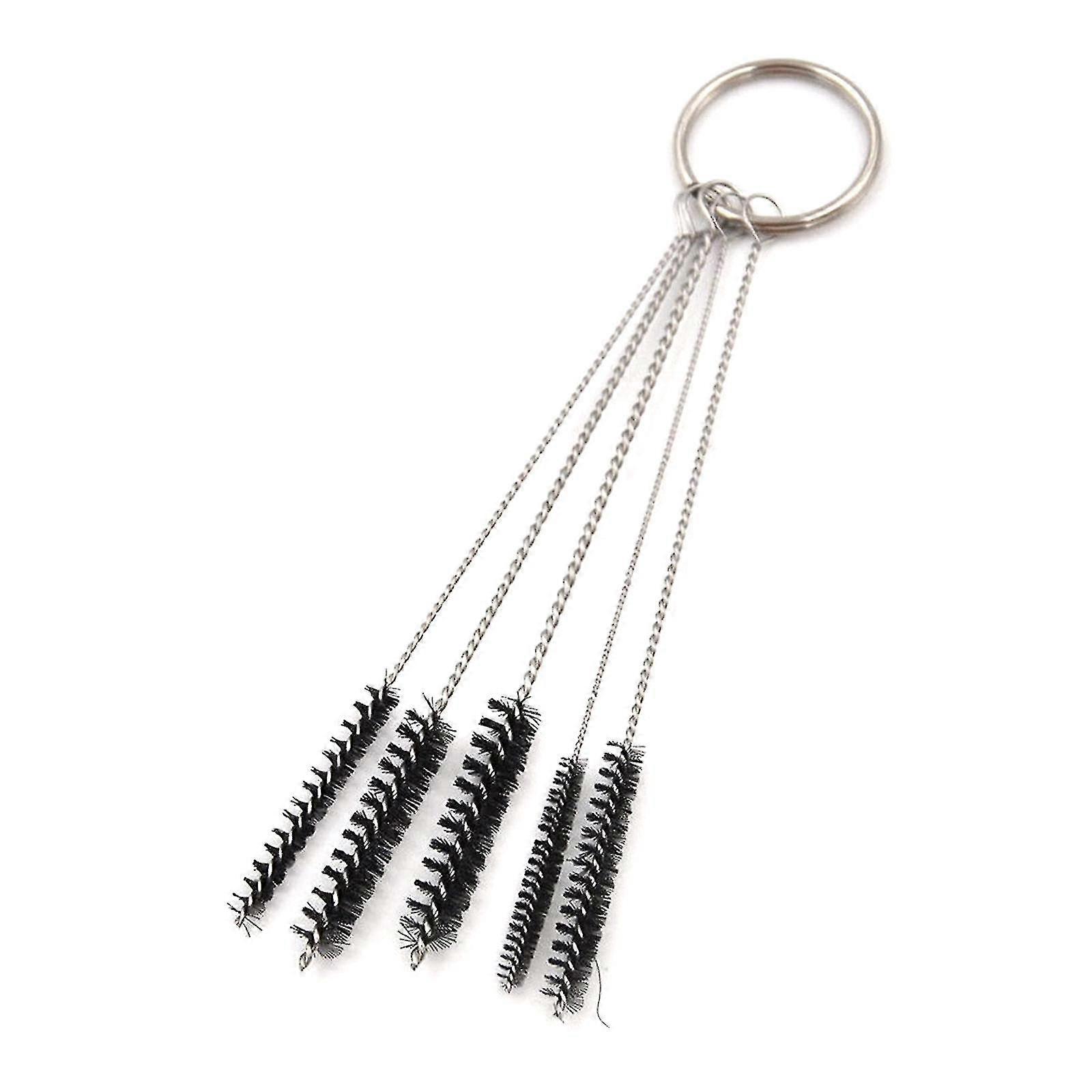 Airbrush Cleaning Tools Kit Needle Brush Set For Cleaning Teensy Tiny Tubes