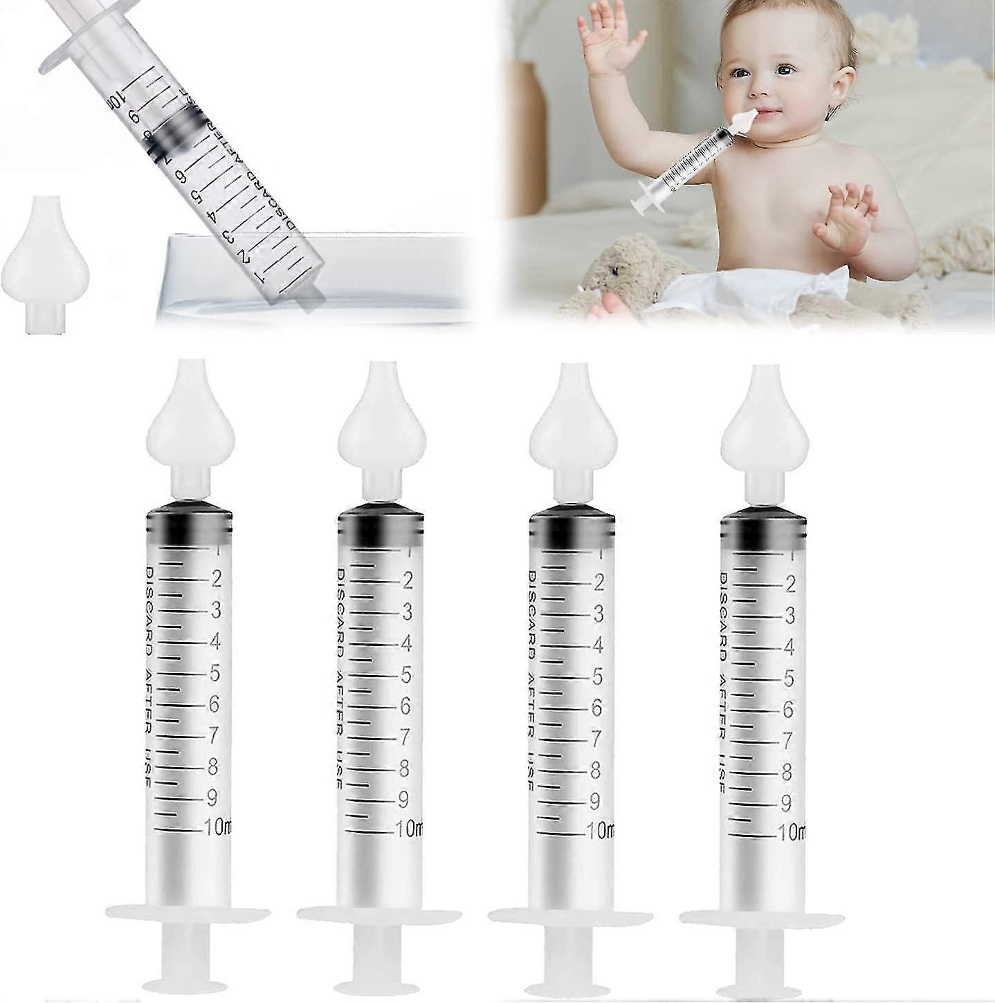 4 Pieces, Syringe Nasal Irrigator, Safe And Comfortable, Non-toxic And Tasteless, Reusable