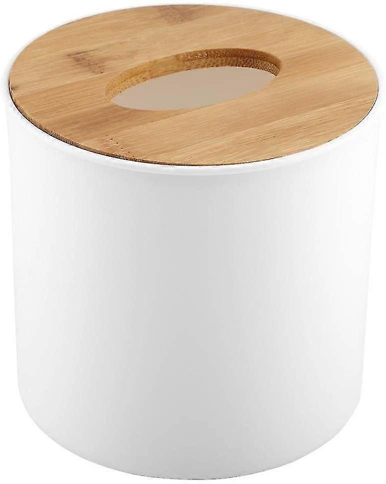 Removable Plastic Wooden Tissue Storage Box