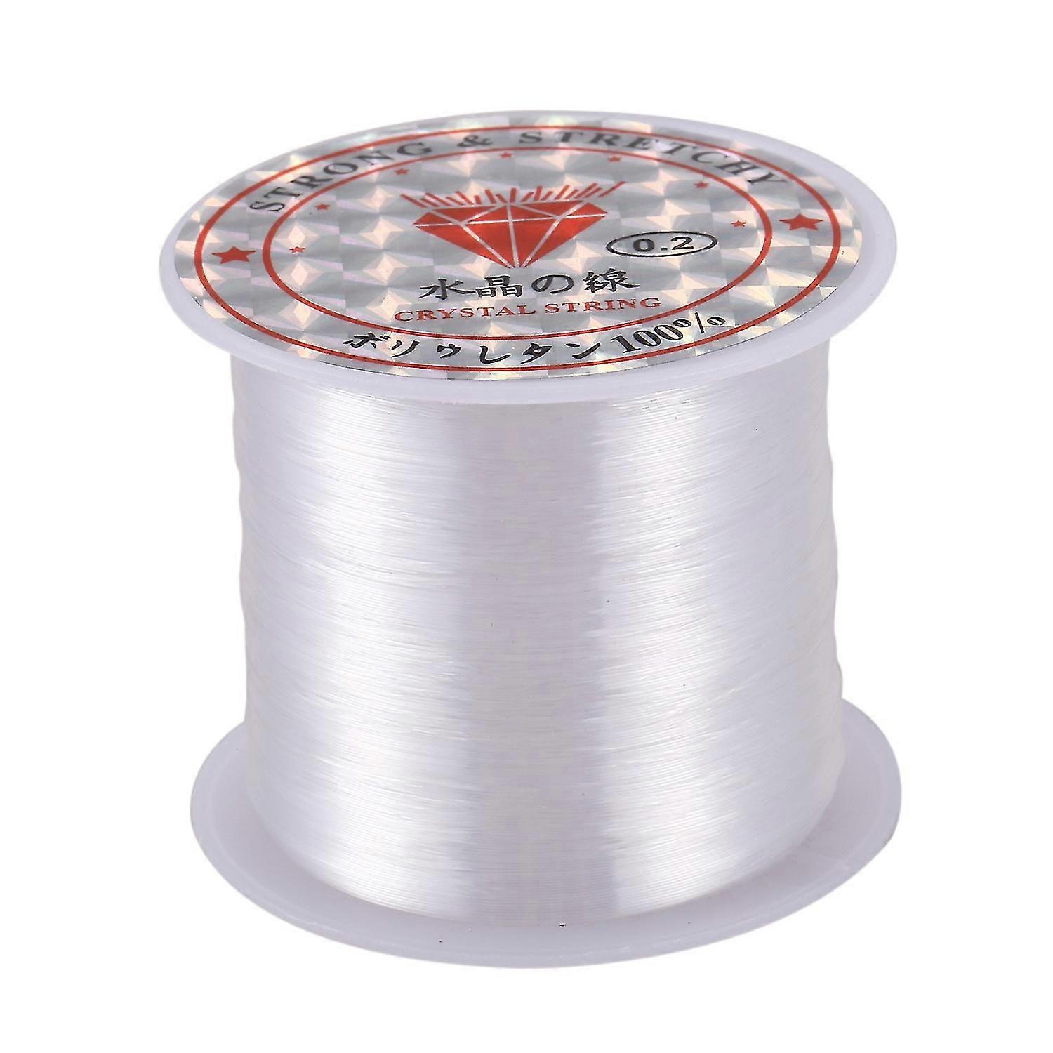 0.2mm Diameter Clear Nylon Fish Fishing Line Spool Beading String