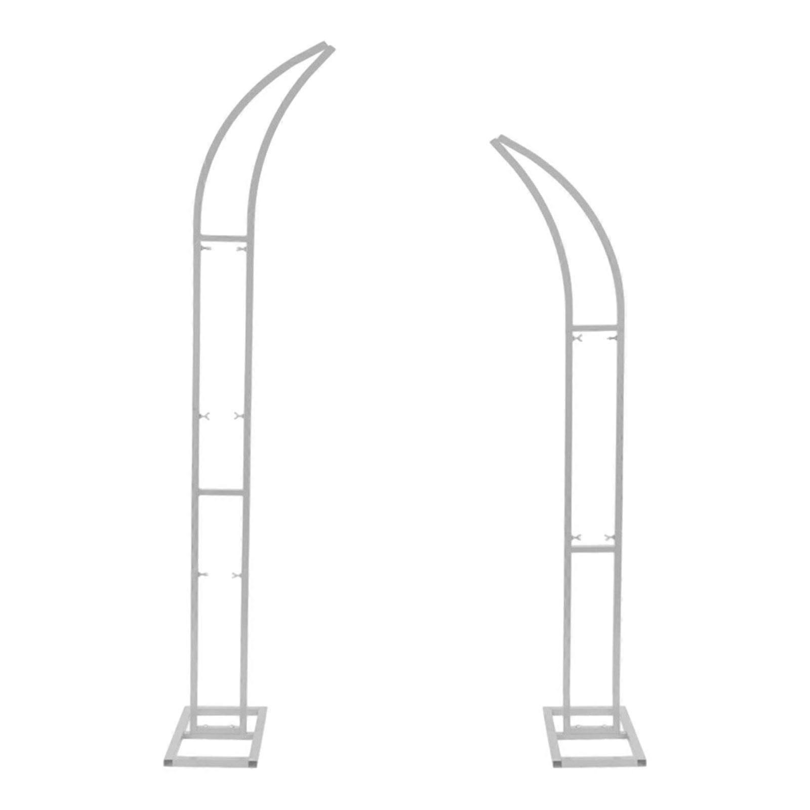 DIY Metall Böjd Bröllop Båge Stativ Romantisk Ballong Båge för Födelsedagsfest 1.5m 1.8m