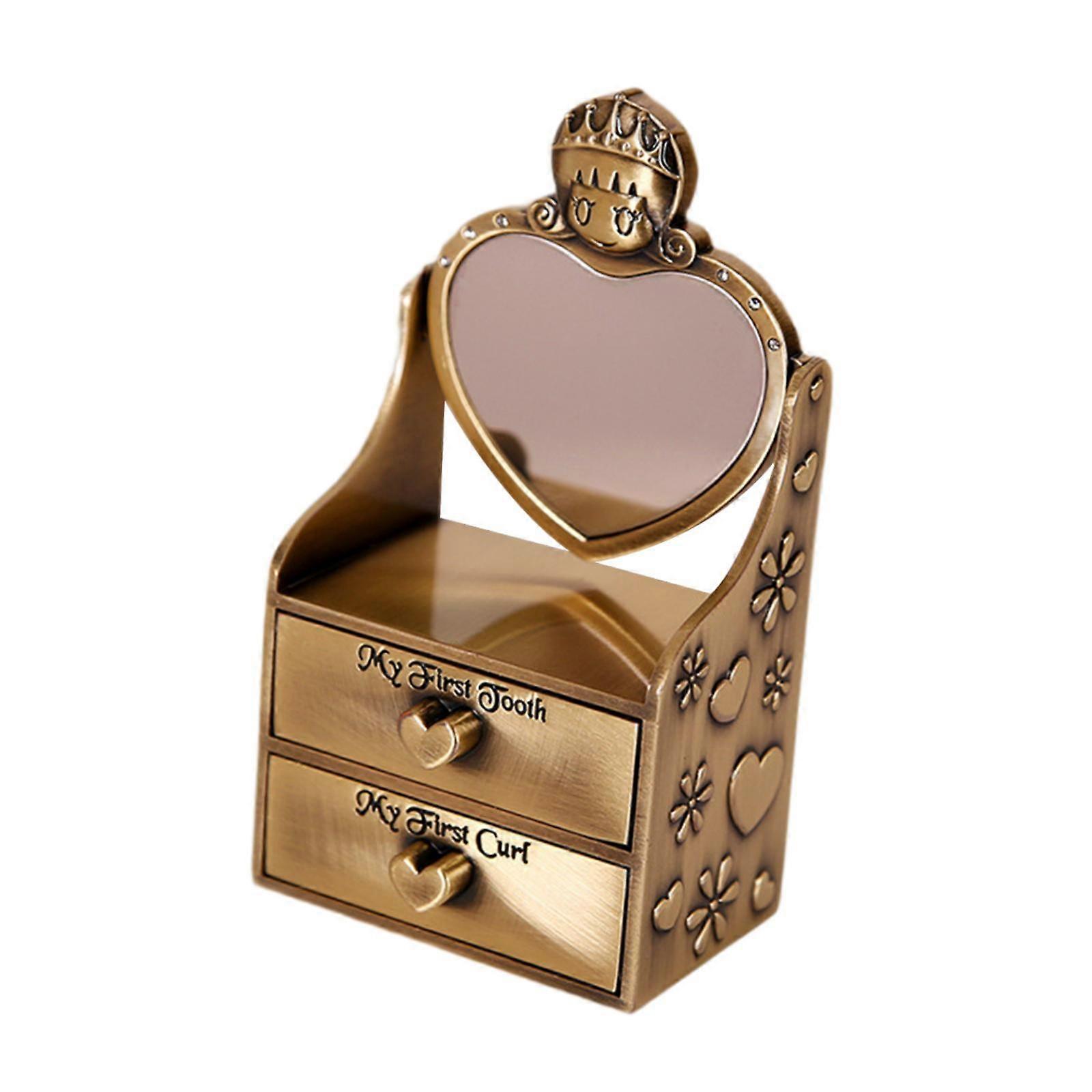 Baby First Haircut Tooth Collection Case Tooth Keepsake Organizer Color A