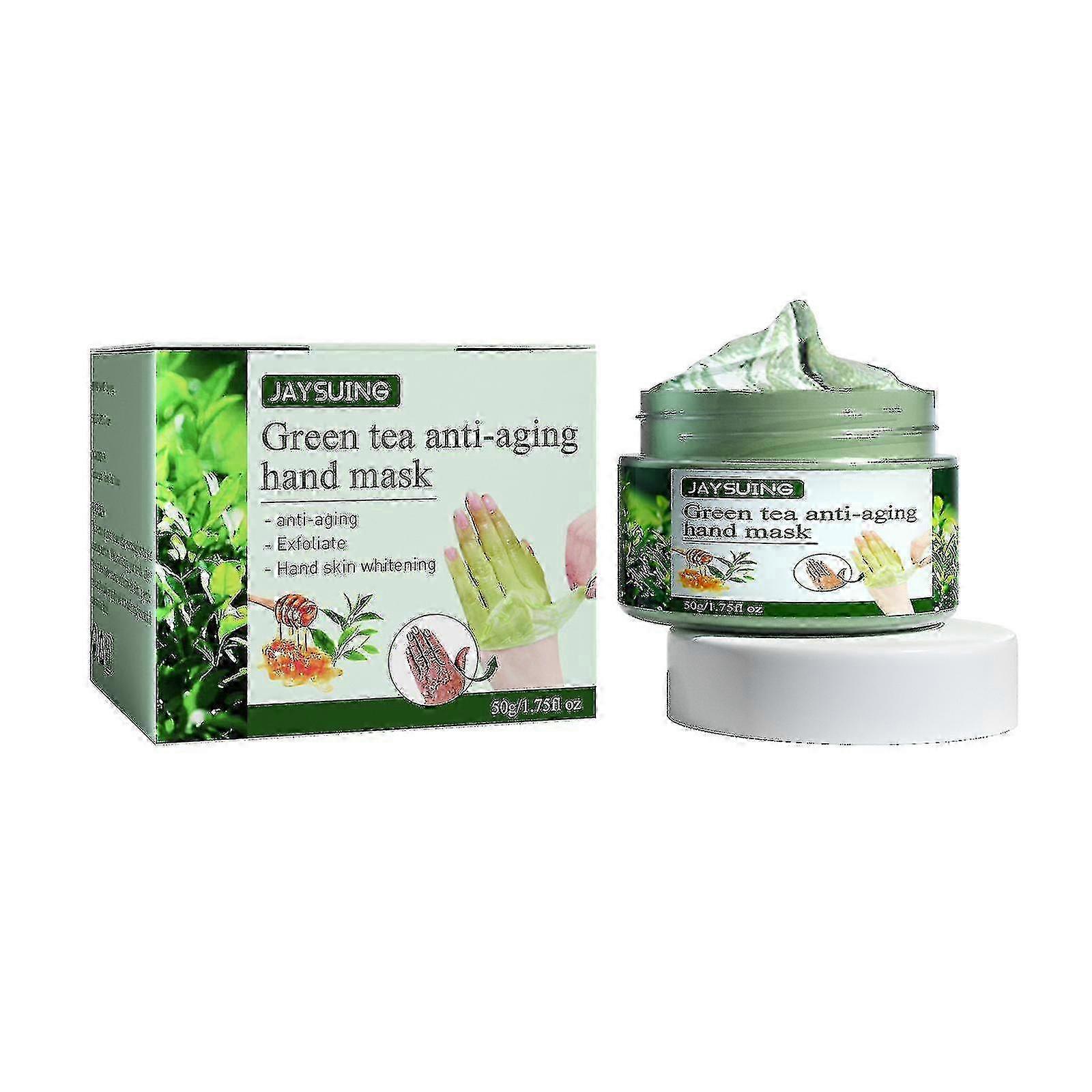 Jaysuing Green Tea Anti-wrinkle Hand Mask-