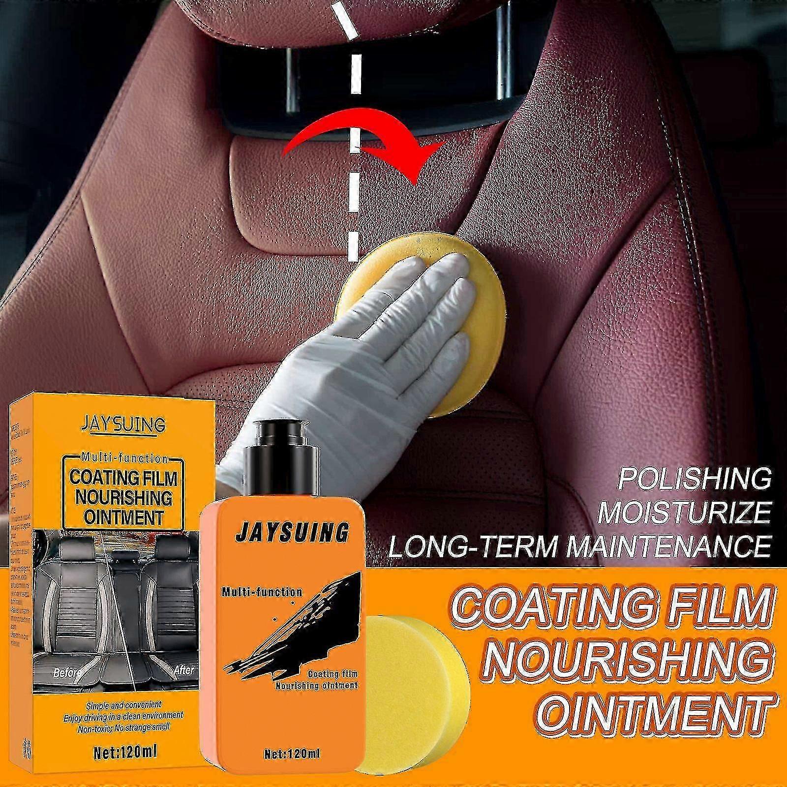 Jaysuing تجديد وصيانة جلد الشمع أريكة مقعد جلد داخلي بلاستيك لوحة القيادة مقاوم للغبار تلميع الشمع BF |