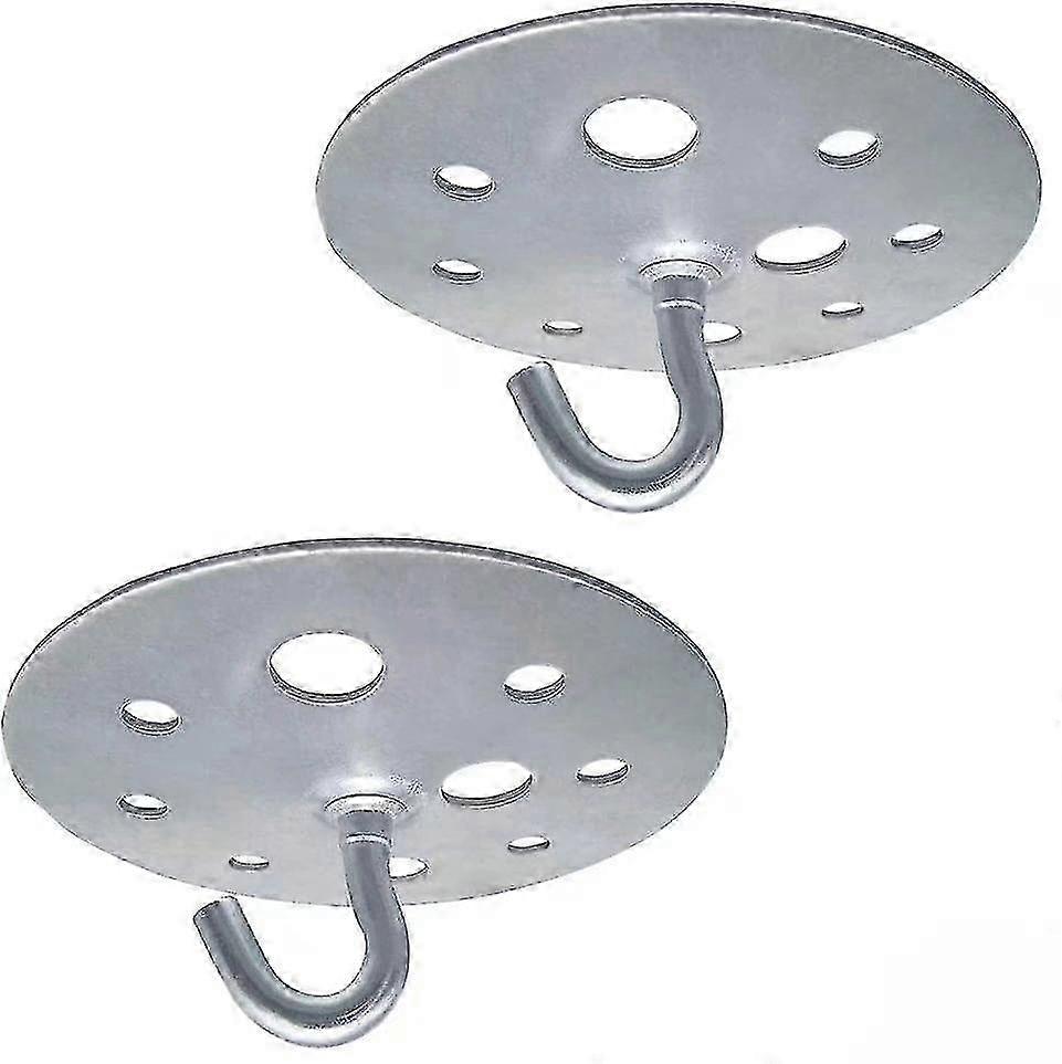 Metalli pyöreä pohjakatto koukku 90mm raskas kattokruunu koukku sovitus, 2 kpl