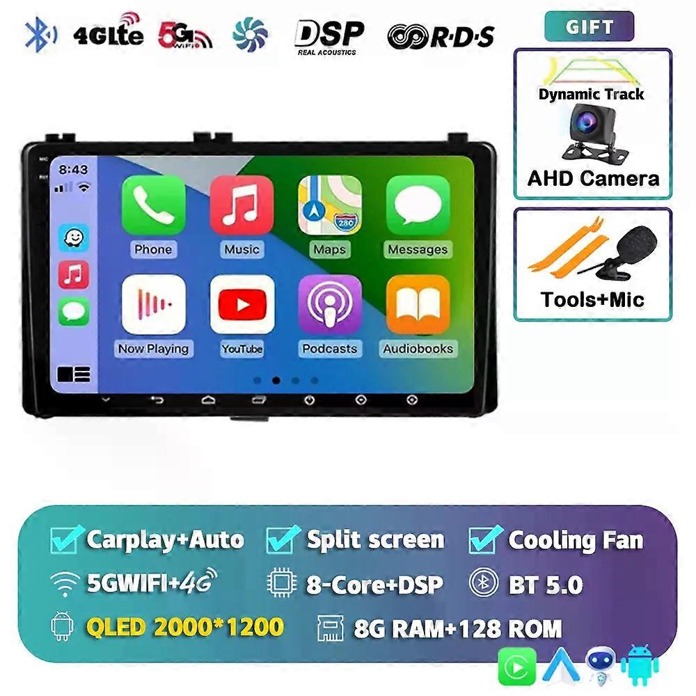 Android 14 Carplay Auto Wifi Autoradio Per Toyota Corolla Auris E180 2017 2018 2019 Lettore Gps Multimediale Stereo 2din Unità Principale