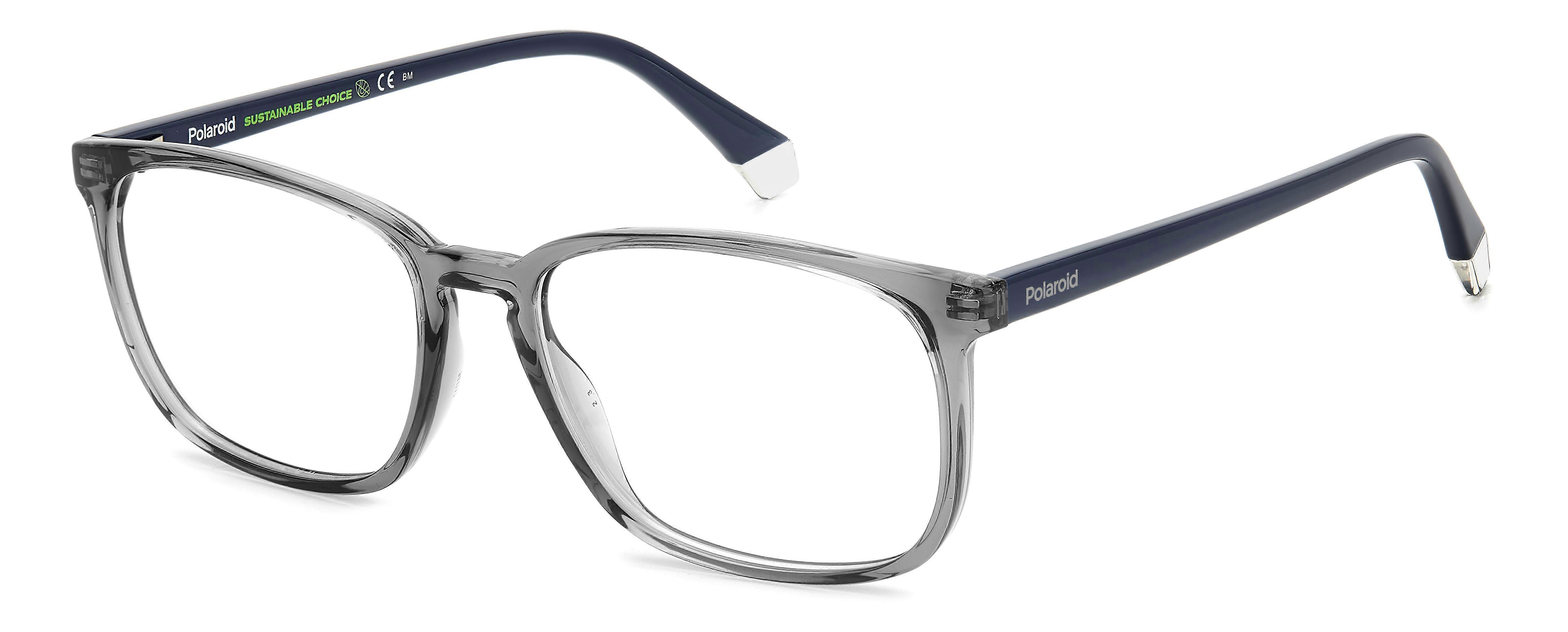 Eyewear Frames POLAROID PLD D488 09V GREY BLUE 56/17/145 MAN