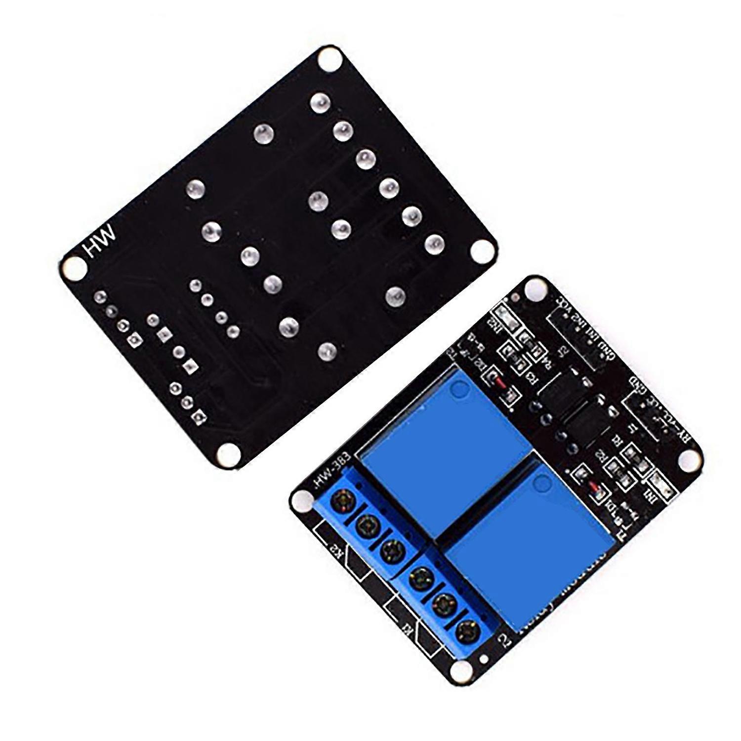 2 Channel Relay Module Optocoupler Protection Expansion SCM Development Board Accessories 12V