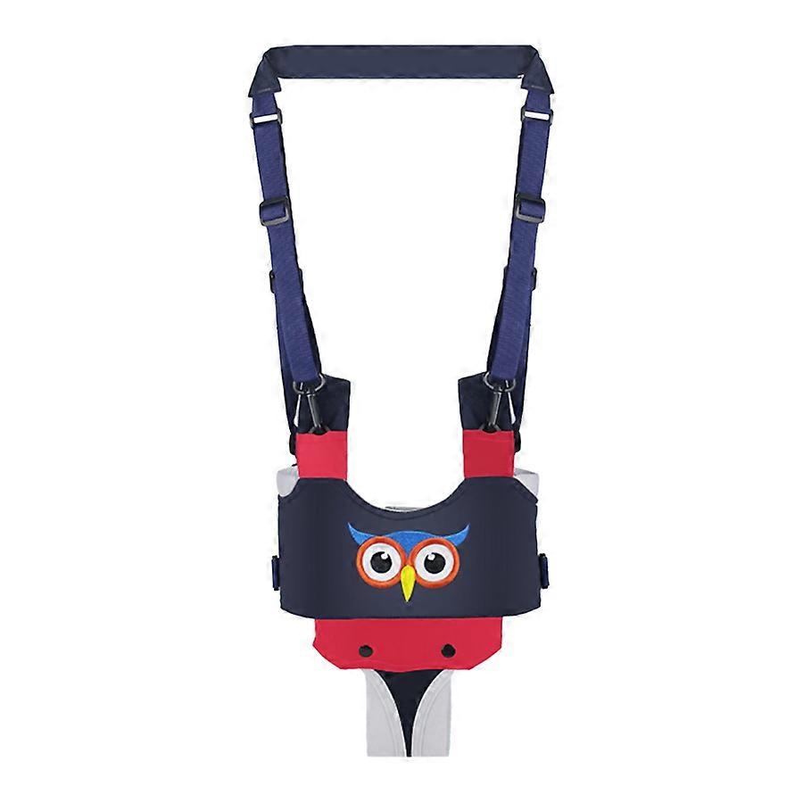 Adjustable Cartoon Owl Baby Walker, Secure 7-24 Months