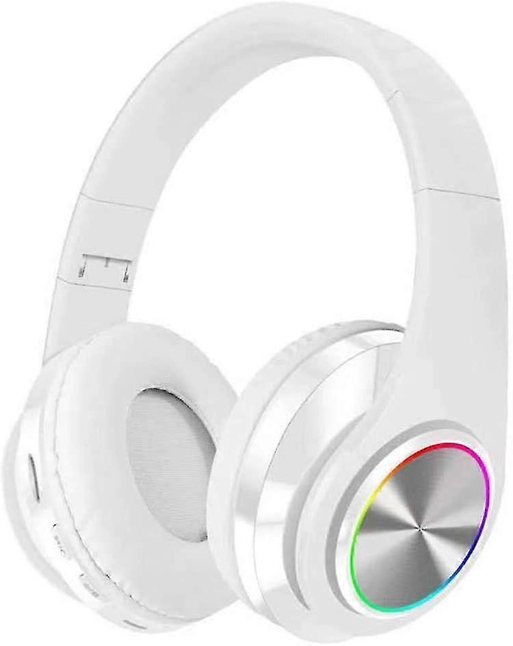 Luminous Bluetooth Headset Active Noise Reduction Wireless Headset Foldable Subwoofer Headset