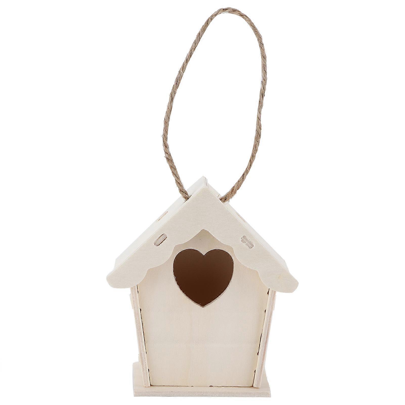 Eco-friendly Unfinished Paintable Birdhouse