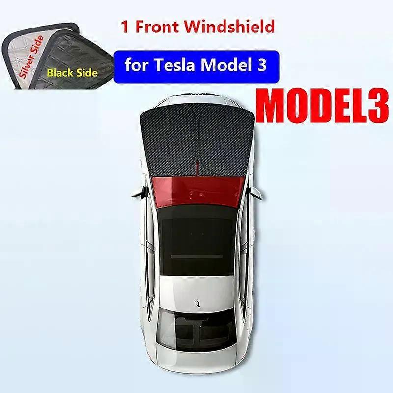 for Tesla Model 3 Highland 2024 Upgrade Sunshade Side Window Front Rear Windshield Privacy UV Blocking Model3 Sun Shade Shading
