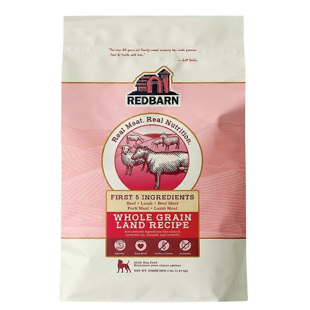 Redbarn Pet Products 全麦干狗粮,陆,4 磅