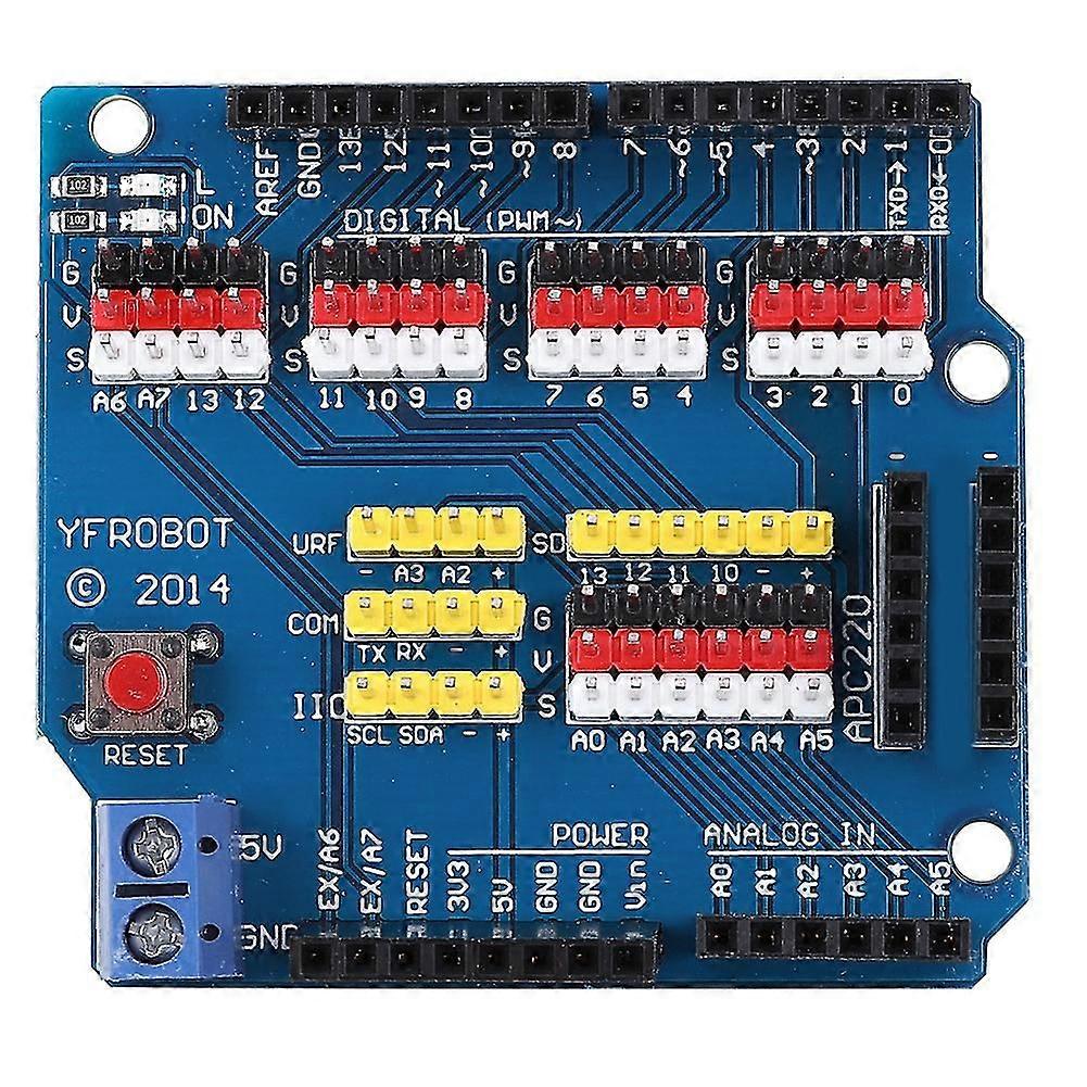 R3 Sensor Expansion Board with Onboard LED Reset Button - Electronic Components
