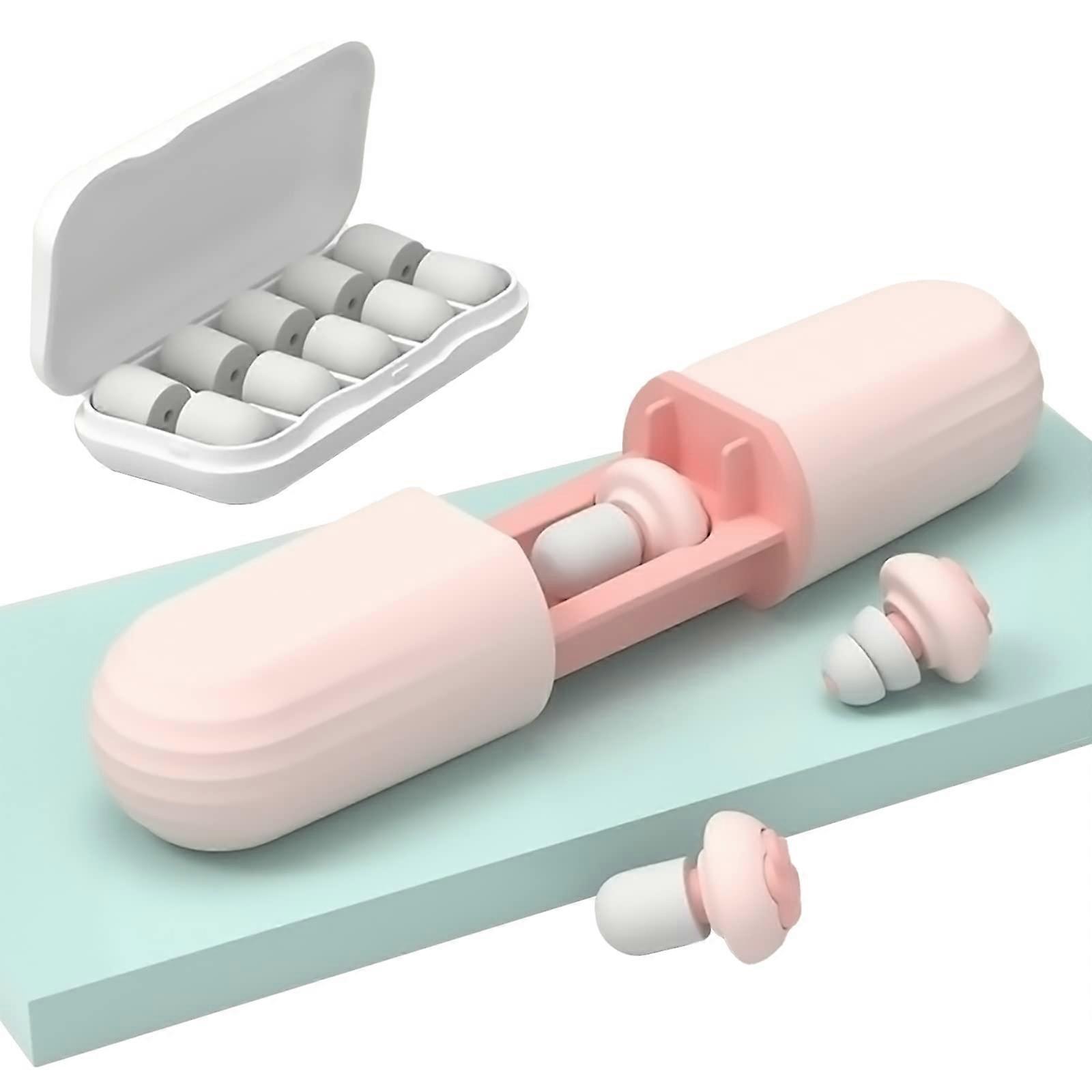 Noise Cancelling Earplugs Set - 1 Silicone Pair & 5 Memory Foam Pairs for Sleep, Travel, and Noise Reduction