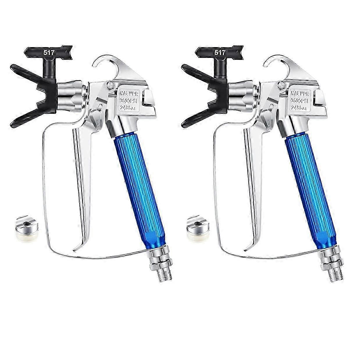 2Set Airless Paint Spray High Pressure Airless Paint Sprayer with 517 Tip Swivel Joint compatible with Pump Spr
