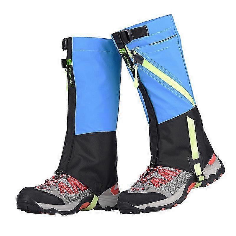 Children Leg Gaiters Outdoor Waterproof Snow Gaiter (Blue)