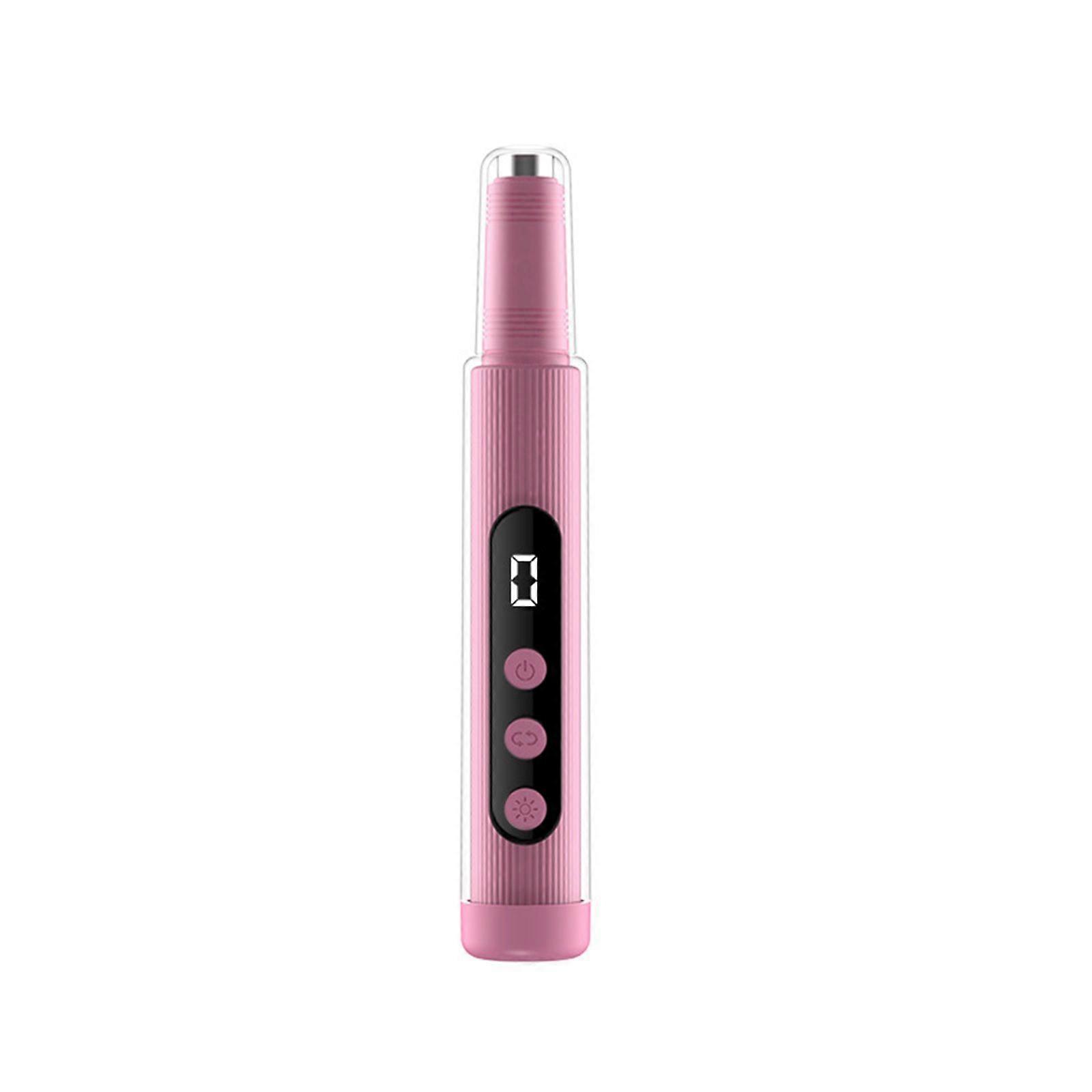 Multi-functional Grill Lamp Nail Polisher 9 speeds Forward and Reverse Switching USB Charging On-screen Display Built-in 500mAh Battery 18000RPM
