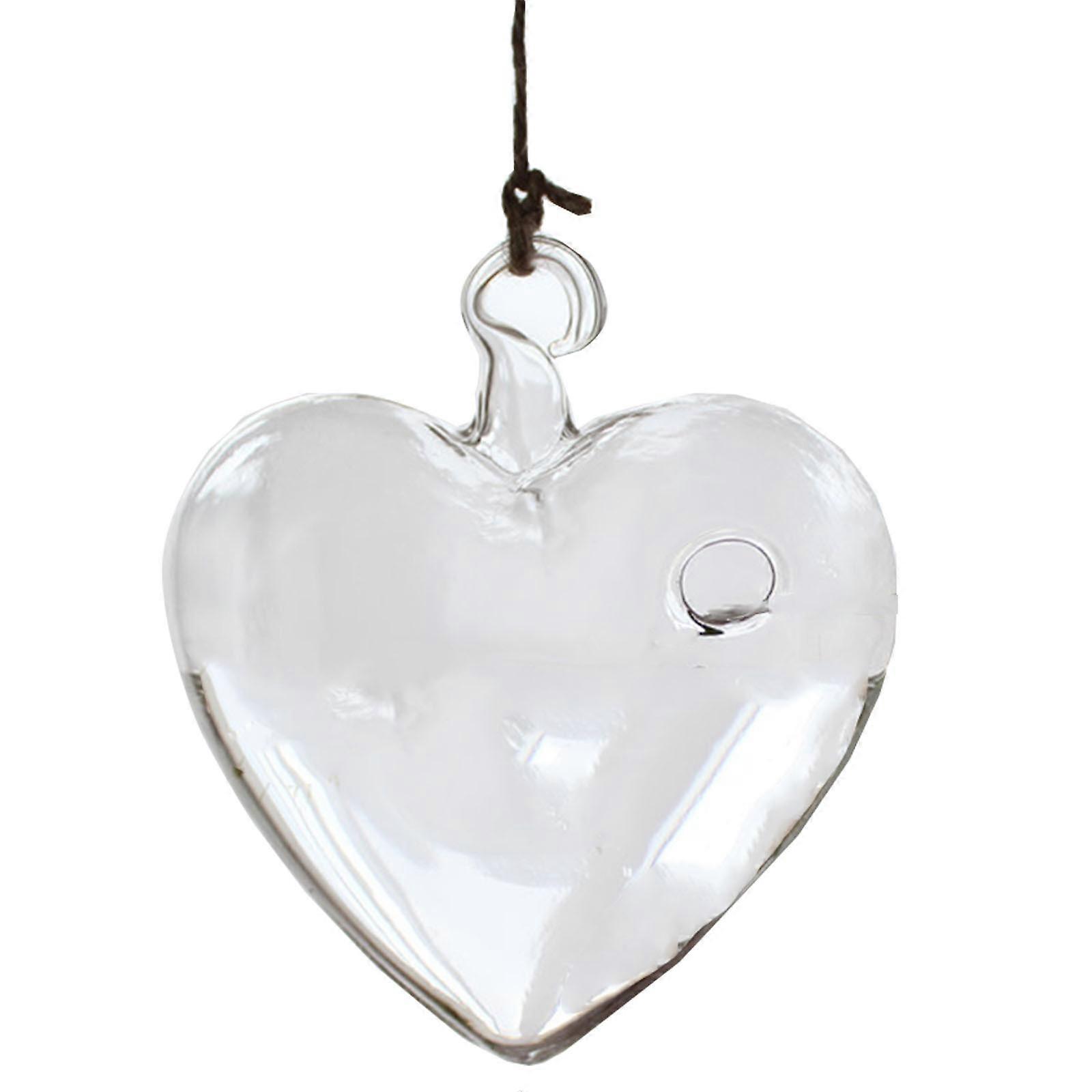 Håndblæst kolibri foderautomat - udendørs have dekoration, glas fuglefoder