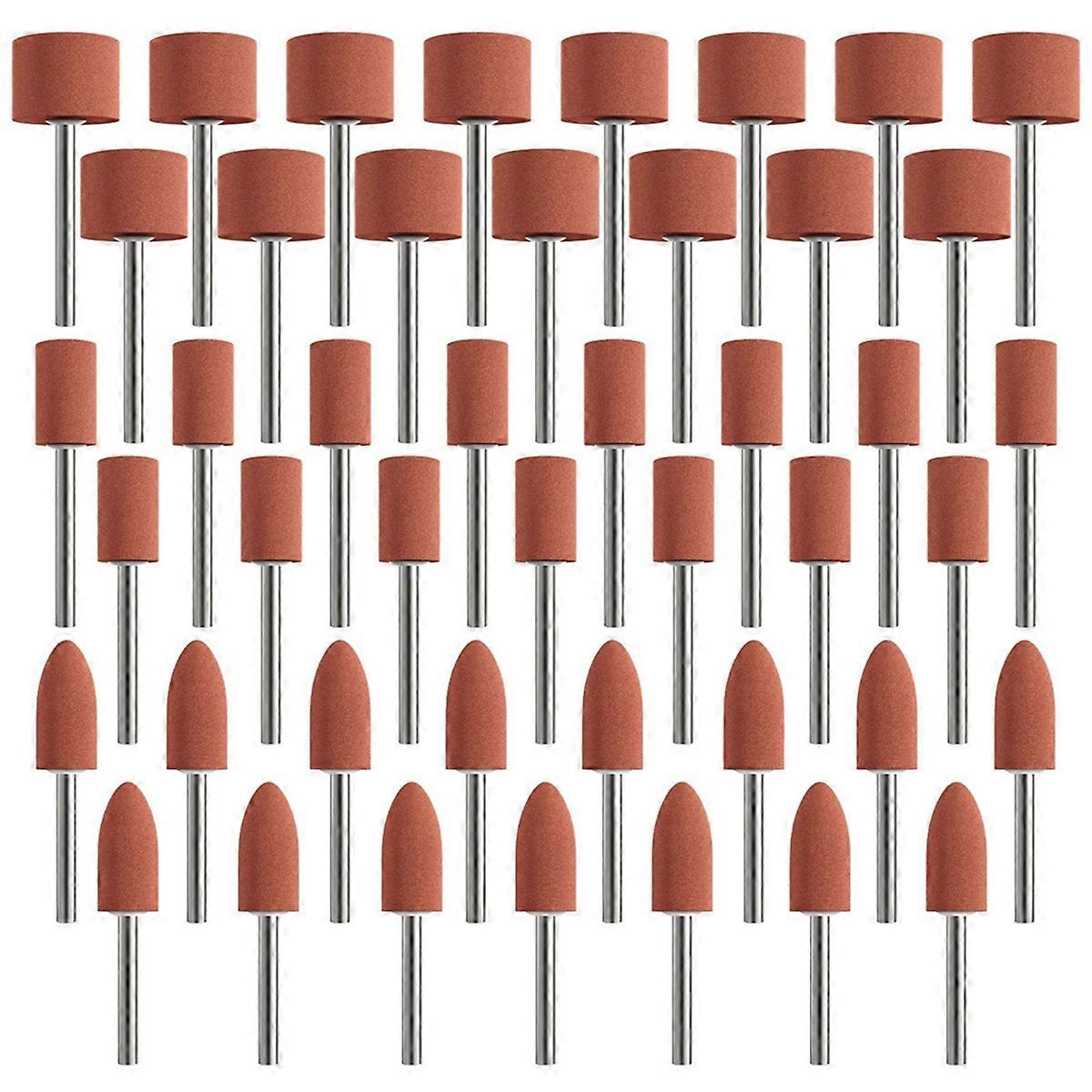 Sanding Bits for Rotary Tool, Grinding Stone Sanding Drill Bits with 1/8 Inch Shank, 3 Shape Sandin