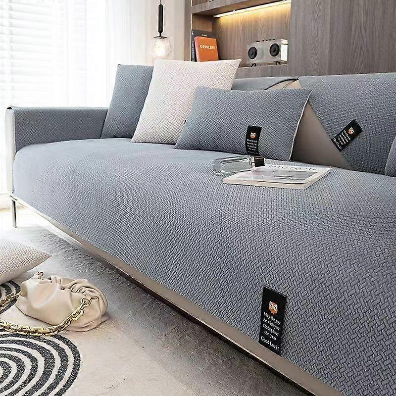 Light Luxury Chenille Four Seasons Universal Anti Slip Seat Cushion Nordic Simple Solid Wood Sofa Cover