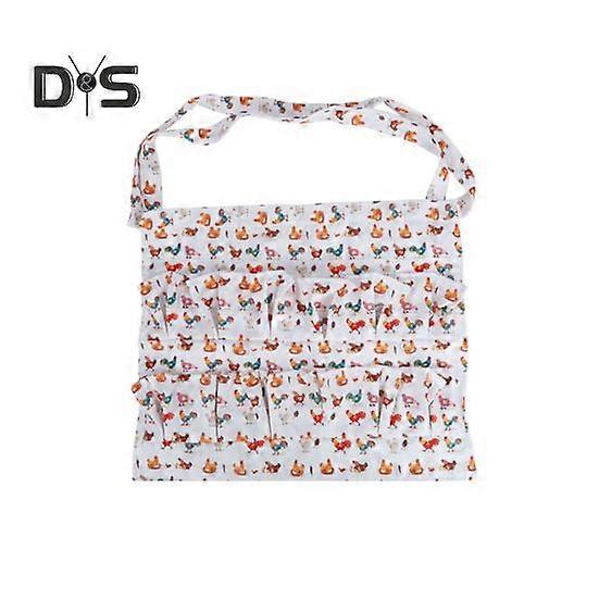 Egg Apron And Basket for Kids Canvas Lightweight Breathable Chicken Apron Comfortable Farm Apron Gift for Poultry Enthusiasts