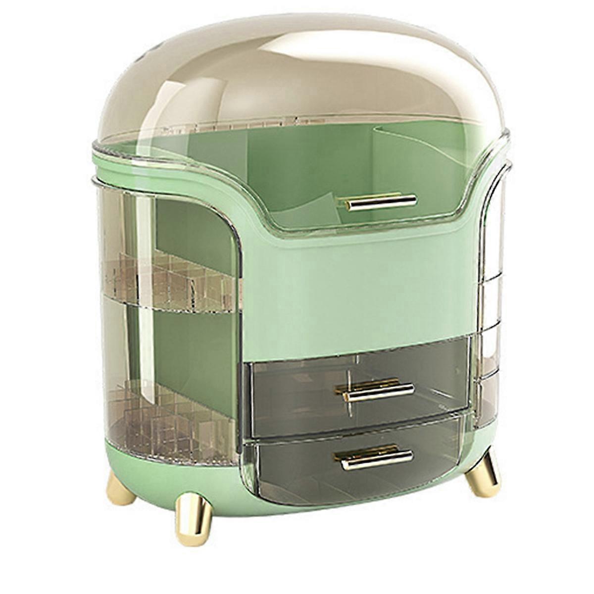 Desktop Cosmetics Storage Box Large Capacity Cosmetics Container Jewelry Make Up Storage Organizer D