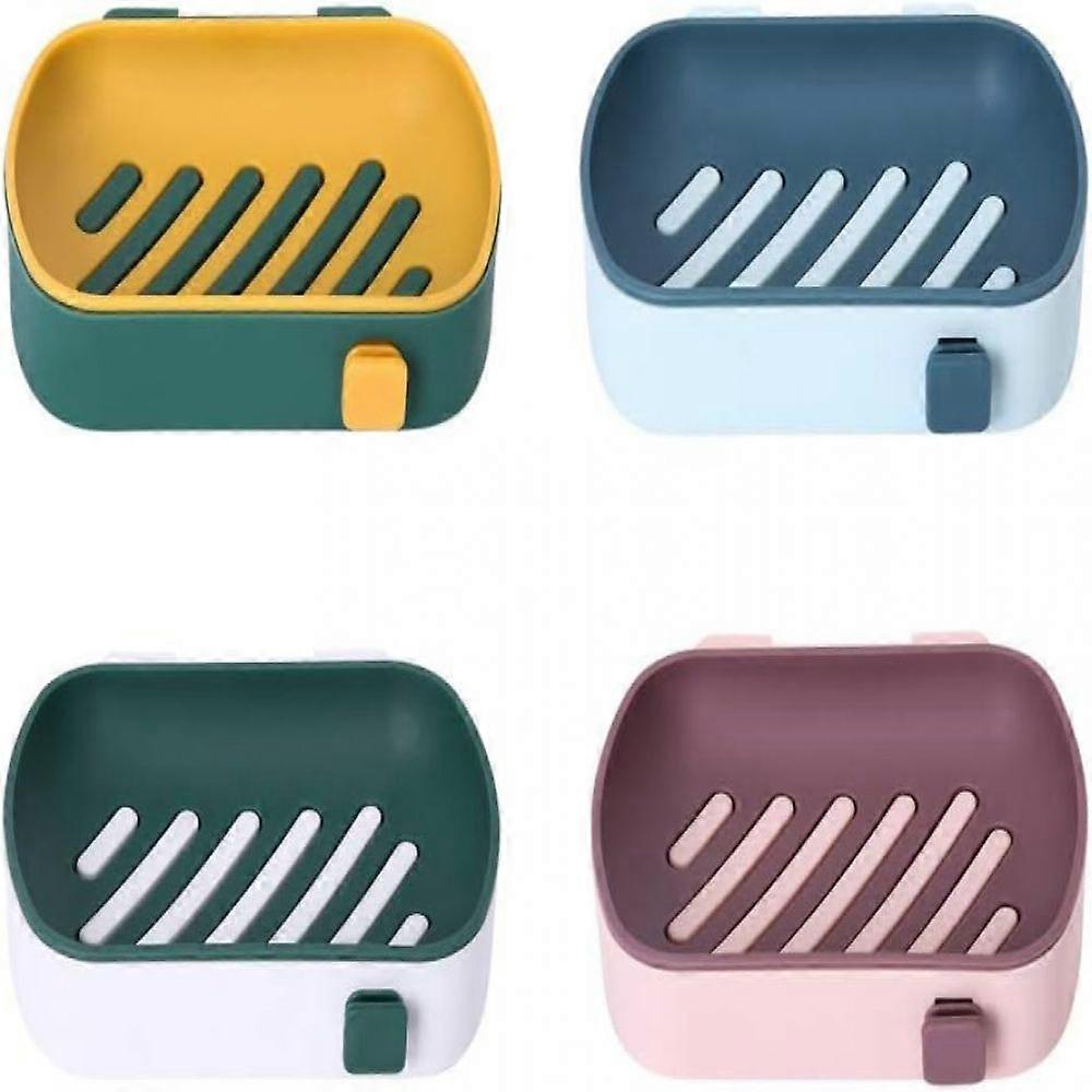 Innovative Soap Station, Multifunctional Design Accommodates Various Items, Stable Suction Cup Ensures Robust Attachment, For A Clutter-Free Bathroom