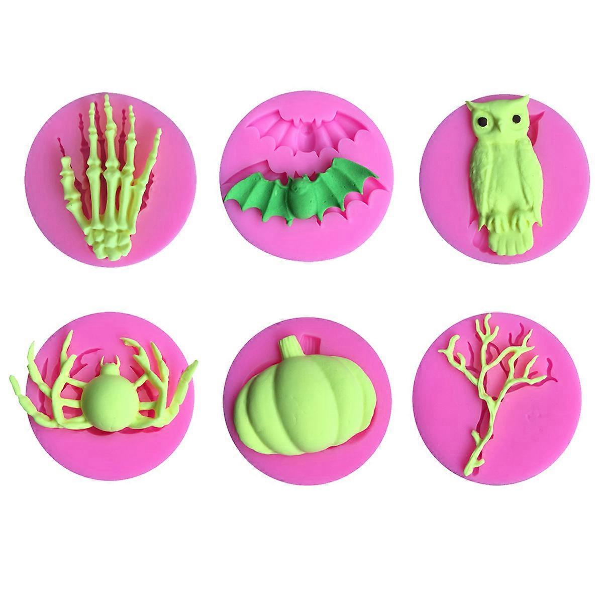 Halloween Magic Unleashed, Fondant Molds for Spellbinding Creations, Silicone Chocolate Candy Mold, Passed FDA Inspection, Flexible Non-Stick