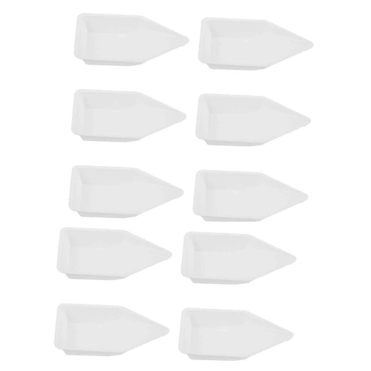 10pcs Weighing Boat Square Tray Small Containers