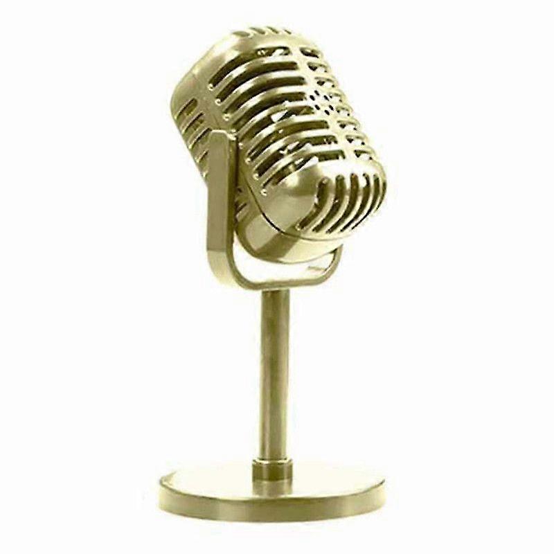 Microphone vocal dynamique rétro classique support universel de micro vintage pour l’enregistrement en studio de karaoké de performance en direct