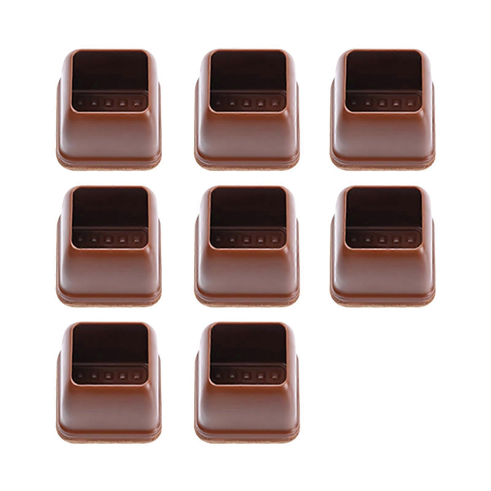 8個の椅子レッグフロアプロテクターフェルトチェアレッグキャップ家具レッグフィート保護カバー保護広葉樹の床を保護するノイズスクラッチなし