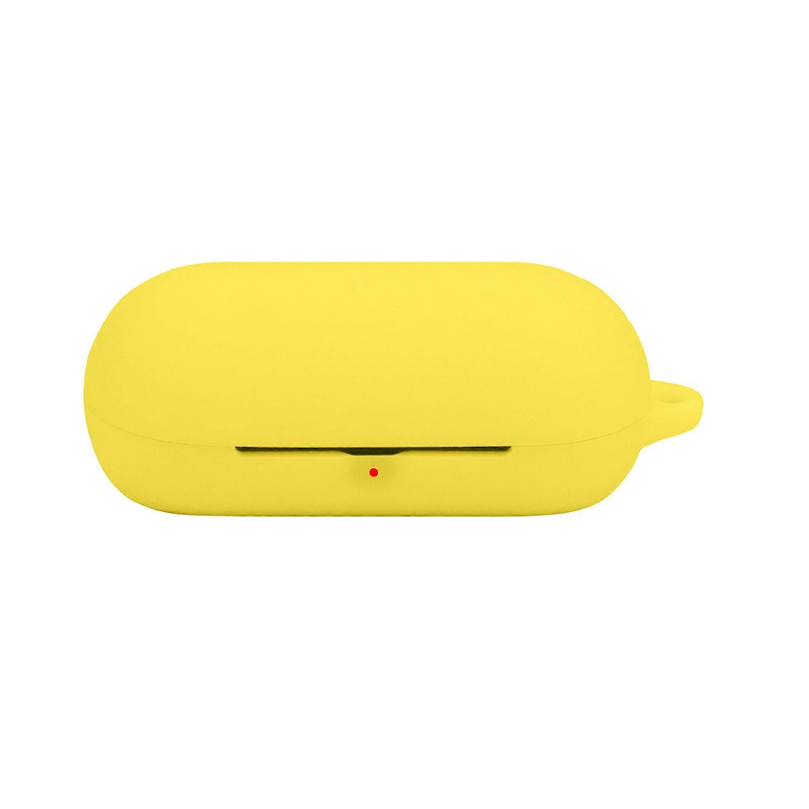 Yhteensopiva WF-C700N iskunkestävä langaton kuulokekotelo iskunkestävä kotelo pölyä estävä pehmeä kansi keltainen