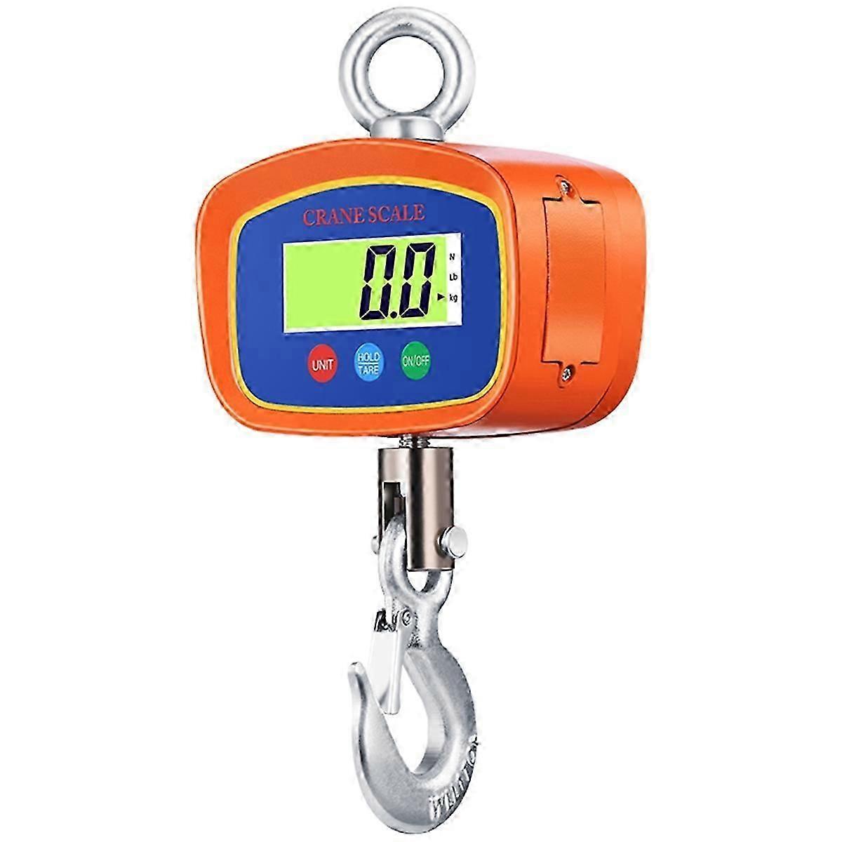 1000KG Electronic Hanging Scale Precision Digital Dual LCD Display 1000kg Crane Scales Industrial Weigher C