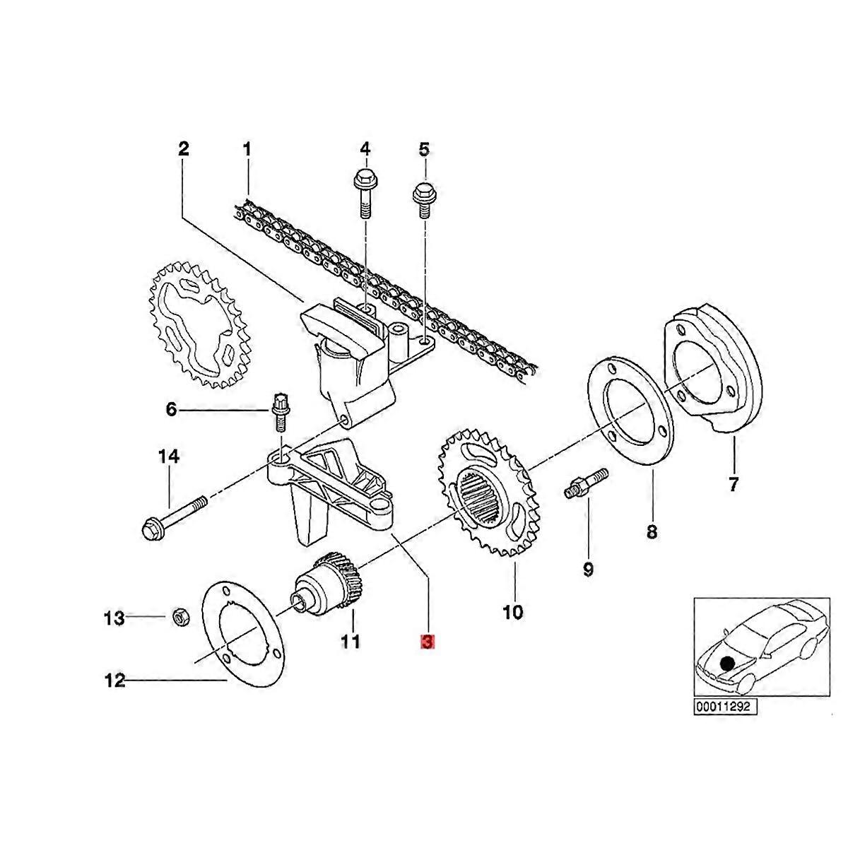 Timing Chain Guides 11311722651 for 5 Series E36 E46 E34 E39 X5 328I