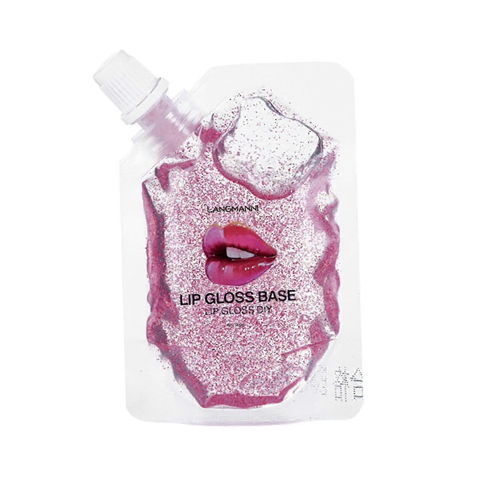 Makeup Cosmetics Lip Gloss Base Essence Non-sticky DIY Making 50ml Pink