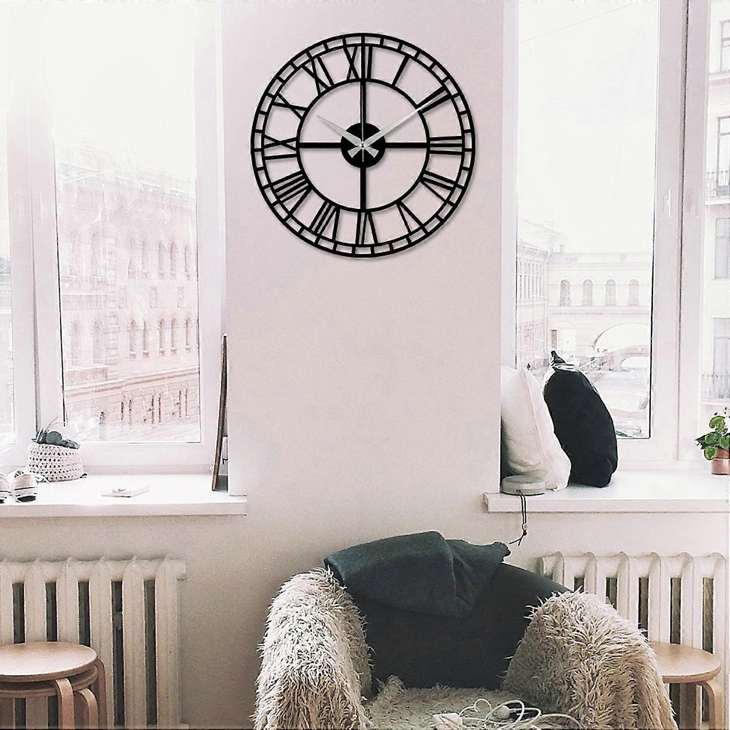 Decorative metal wall clock Enzoclock - S002