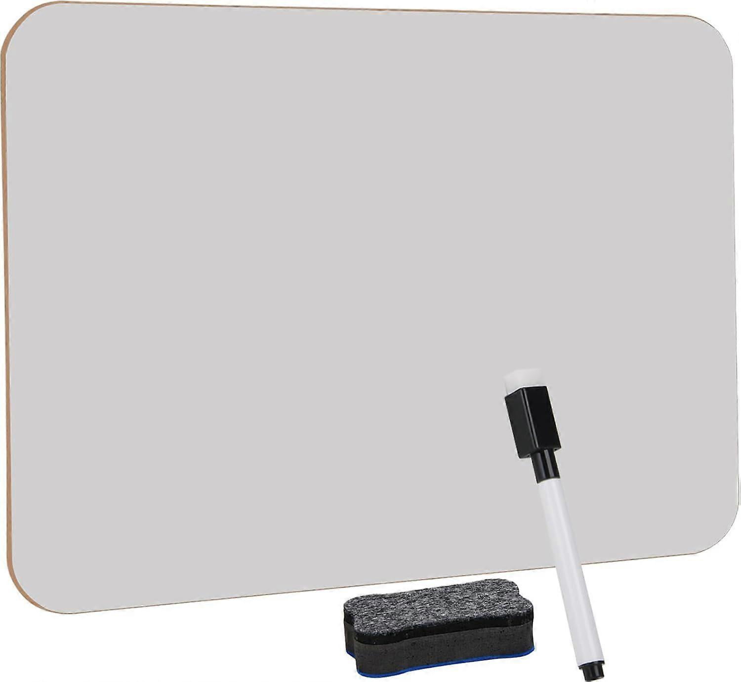 Mini Dry Erase White Board, 8.2X11.8 Inch Double Sided Mini Whiteboard with Pens and Erasers,Durable Portable White Boards