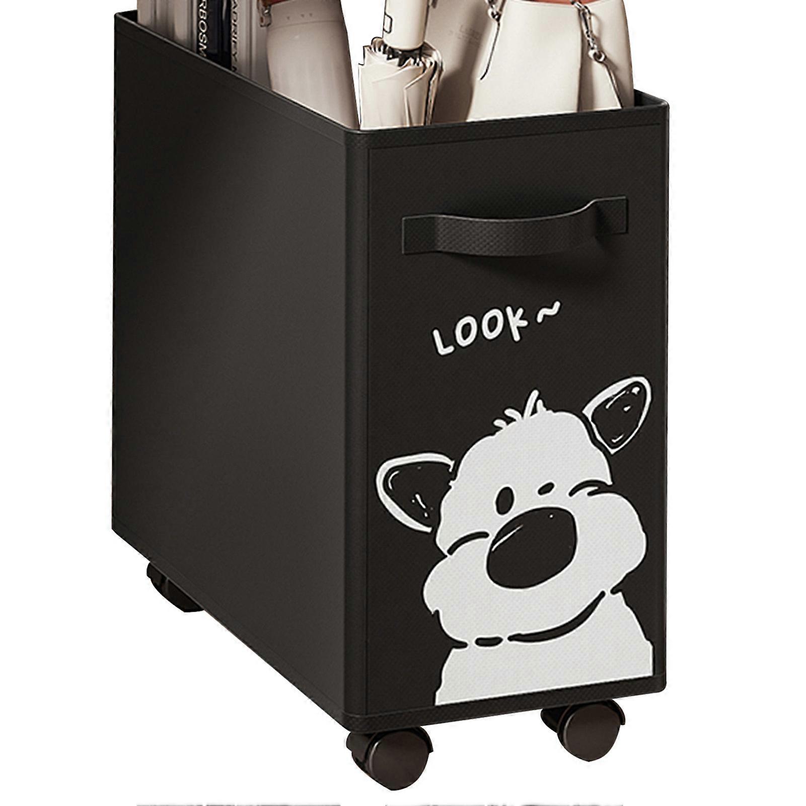 Office Under Desk Utility Cart Effortless Organization Space Saving Storage Basket Suitable for Kitchen Dorm Apartment