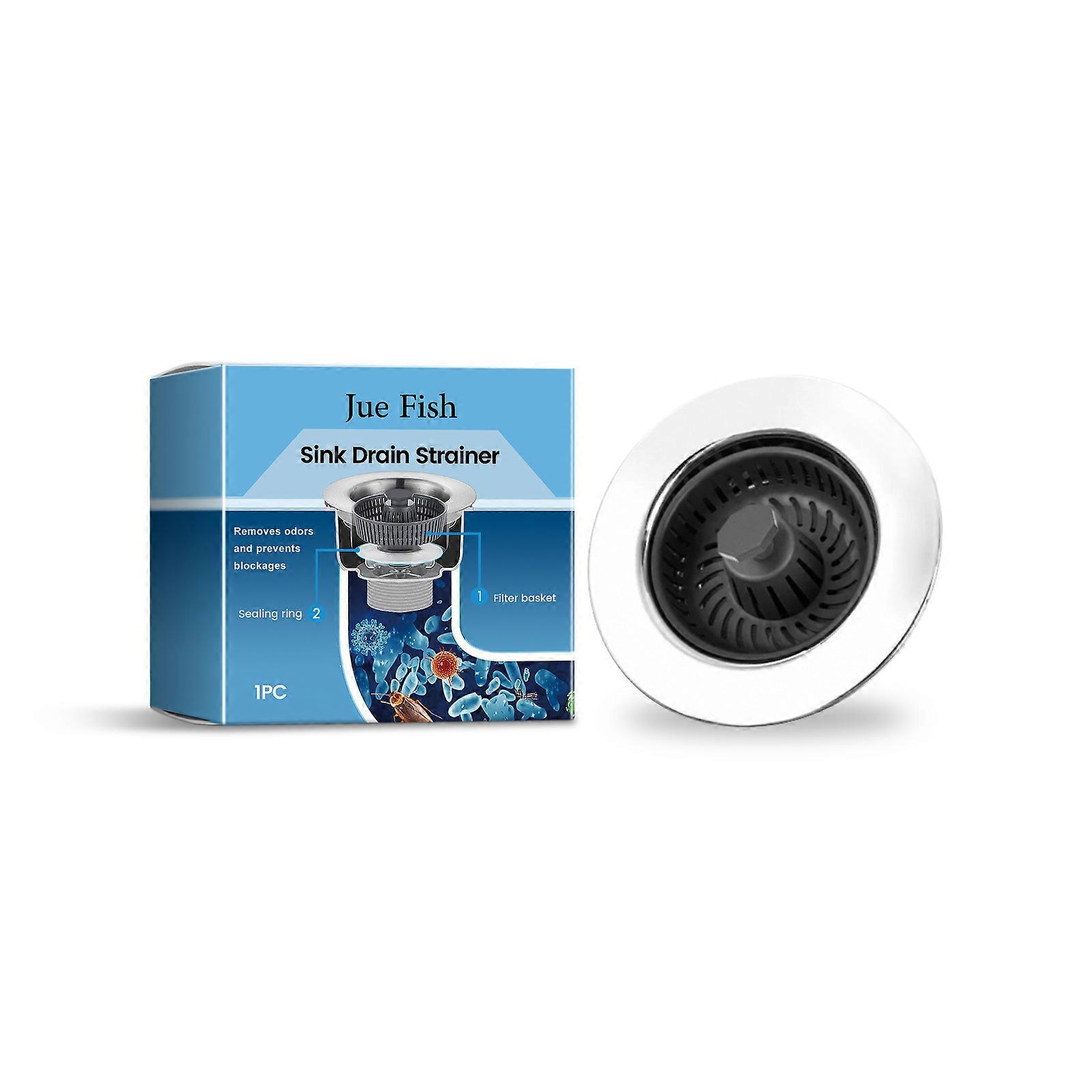 Jue Fish Kitchen Sink Filter Screen Sink Sink Anti-Clogging Large-Capacity Draining Screen Garbage Storage Filter