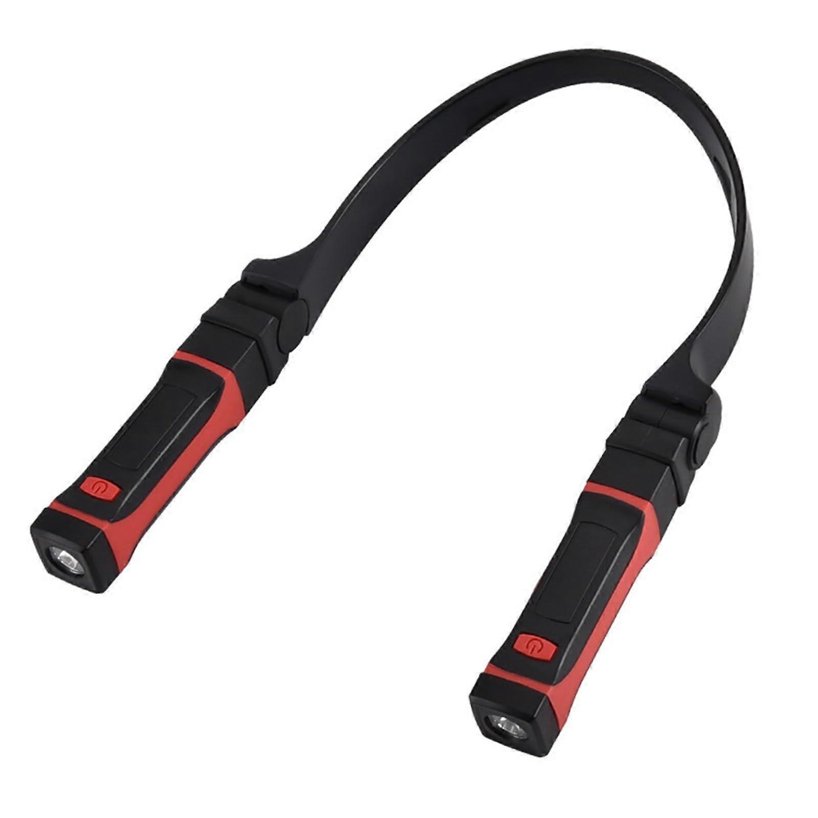4X Detachable Neck Light Rechargeable LED Work Light with Magnetic Base, Hands-Free Mechanic Light, 1 Piece