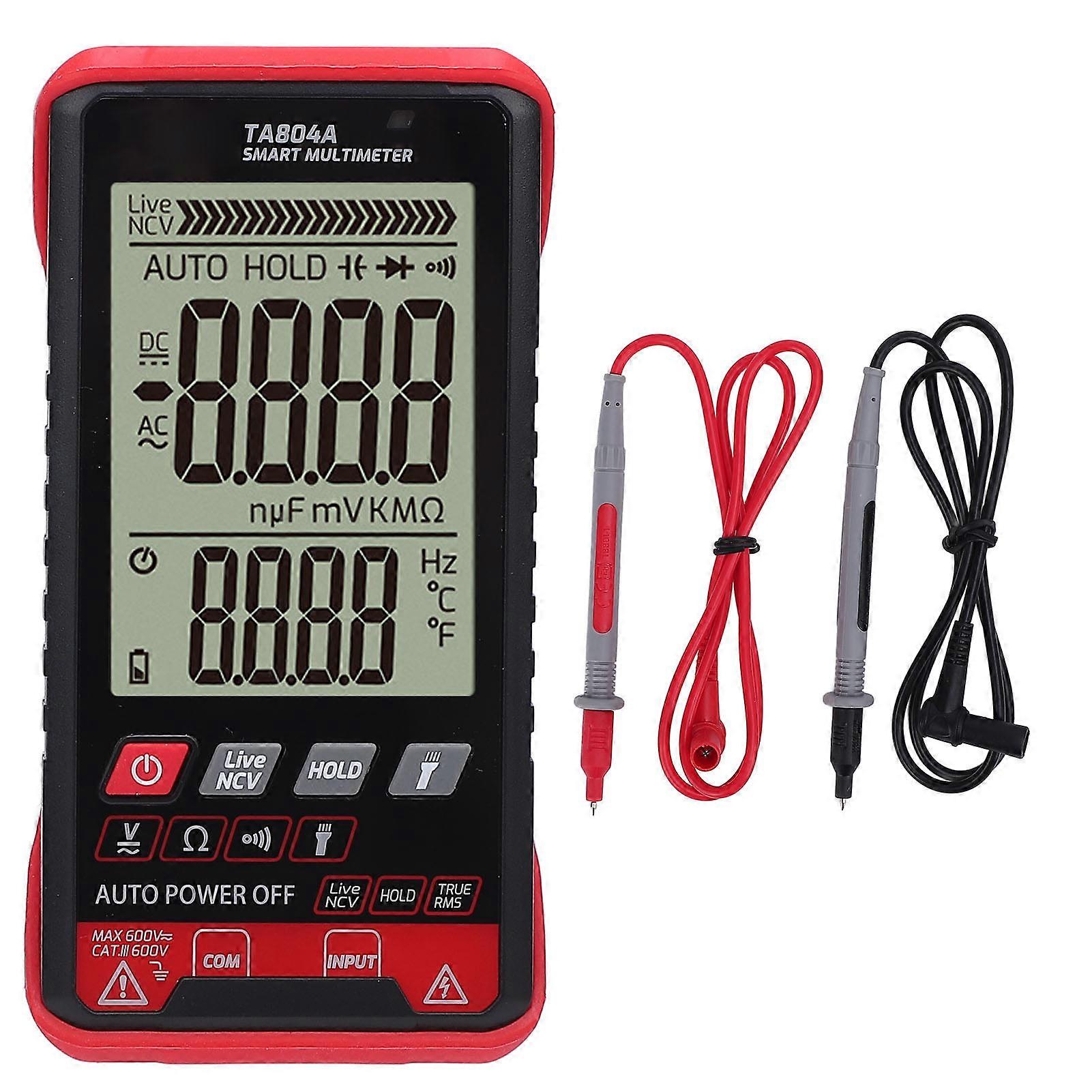 Digital Multimeter Tester Fully Automatic Smart Large Screen Multifunctional Super Thin Electrical Device