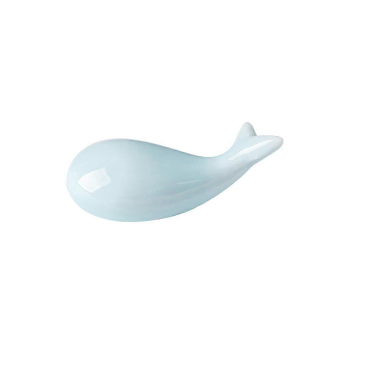 Set of 1 Blue Whale Ceramic Chopstick Holder Creative Animal Chopstick Rest Spoon Fork Knife Rack Table Decors