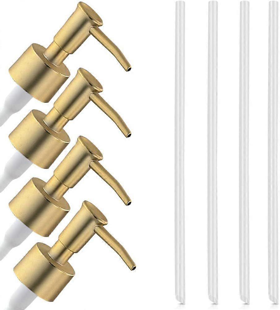 4 Pieces Replacement Pump, Soap Replacement Pump, Soap Dispenser Pump Head, Soap Dispenser Replacement Pump, for Liquid Bottle