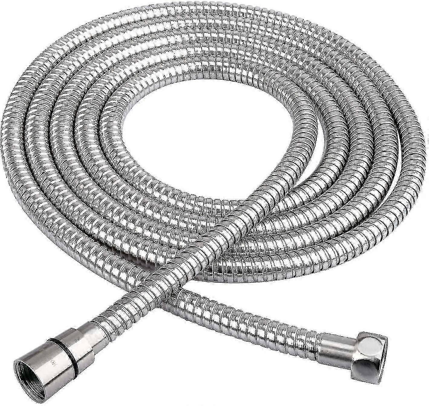 צינור מקלחת נירוסטה החלפת צינור מקלחת ארוך במיוחד הארכת צינור ראש מקלחת כף יד Tw